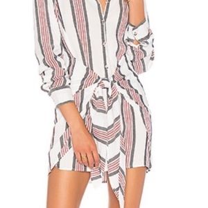 L’Academie Striped Shirt Dress - XS
